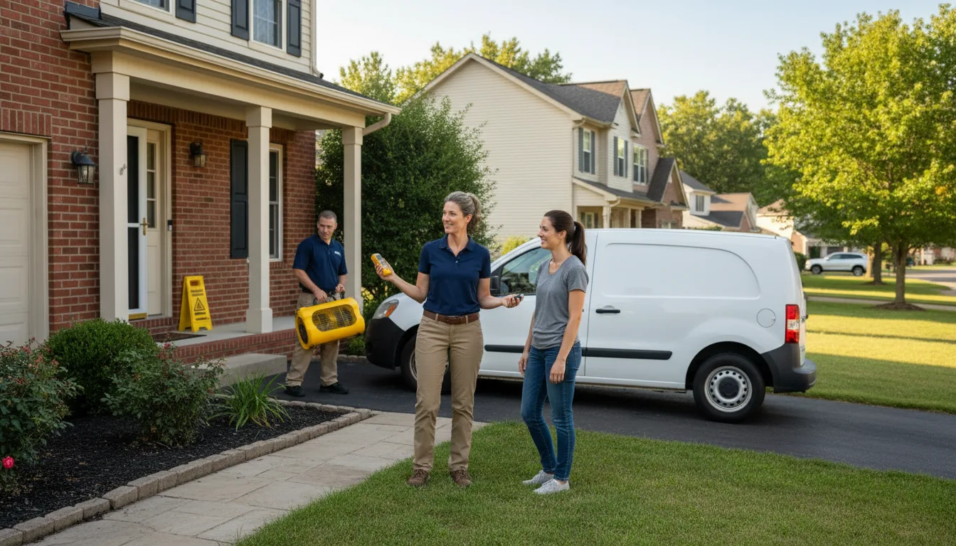 Water restoration image for Water Damage & Restoration Services in Ovalo, TX